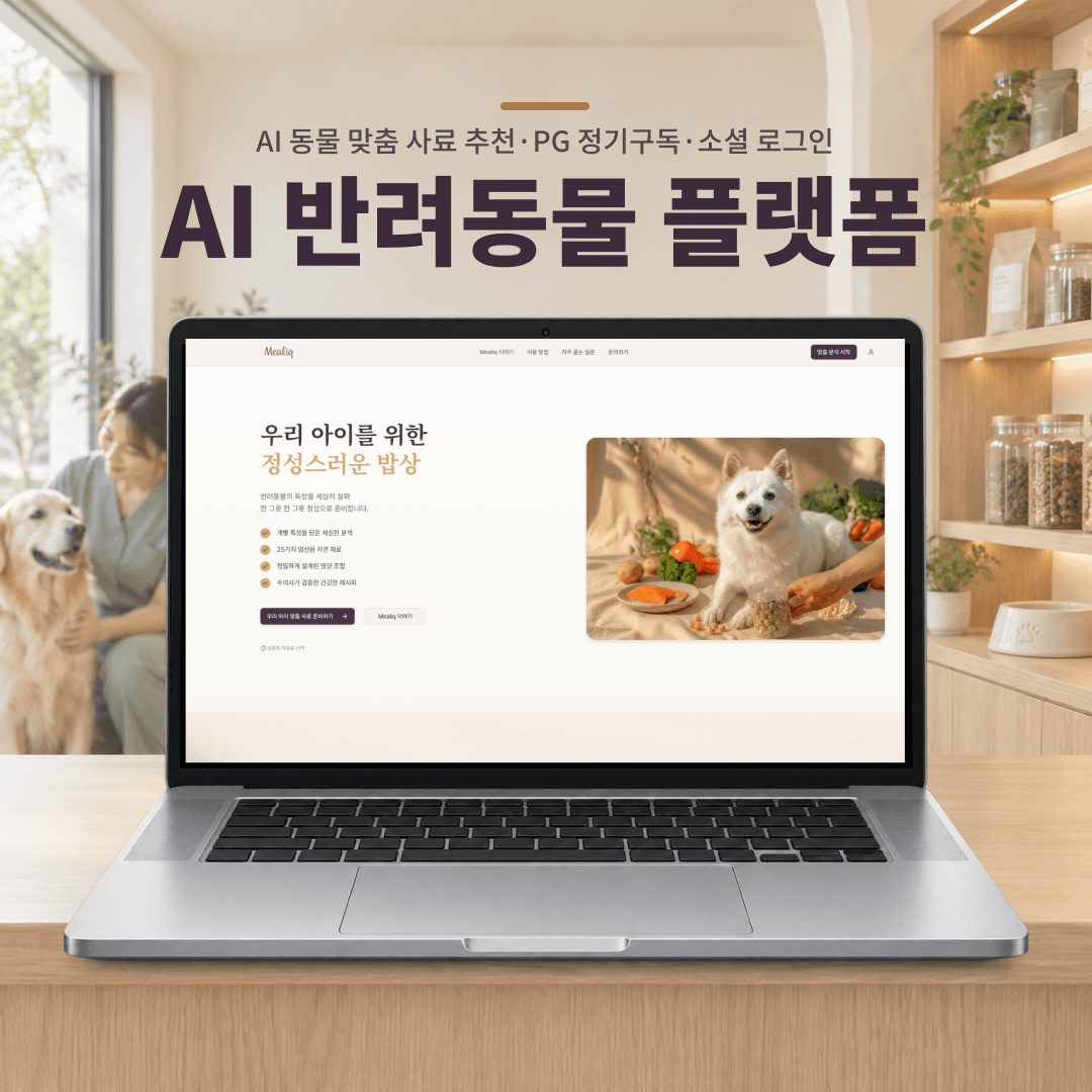 반려동물 맞춤사료 주문 시스템